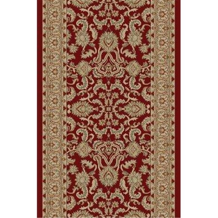 Homeric 9 ft. 3 in. x 12 ft. 6 in. Ankara Oushak Red HO625329